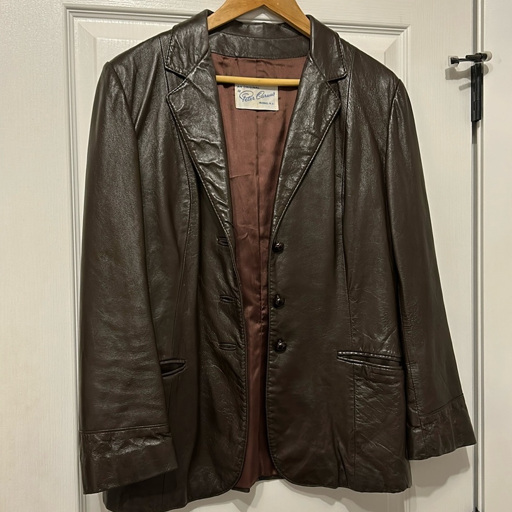 Brown Leather Jacket (Peter Caruso)